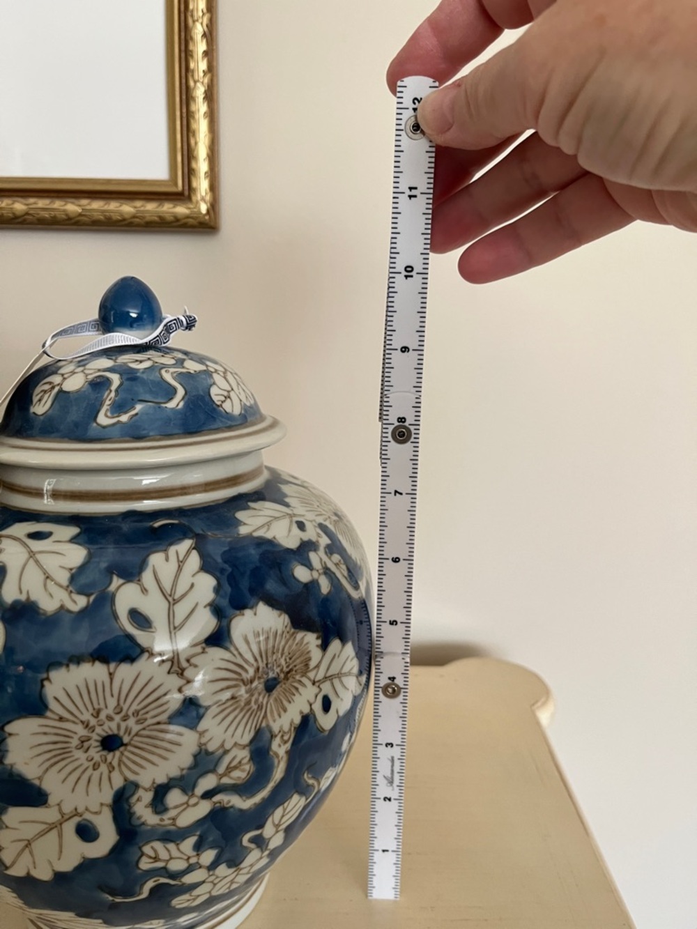 Halt Chinoiserie Ginger Jar Blue/White NEW - Picture 5 of 6